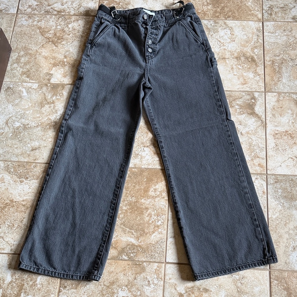 KanCan Gray Flare & Wide Leg Jeans